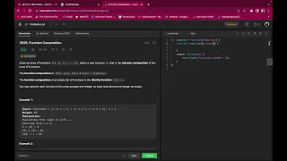 Leetcode 2629 Function Composition Recursive Solution Javascript