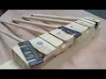 DIY Simplest Way To Make Wooden Dowels Homemade Dowel from Old Planer Blade