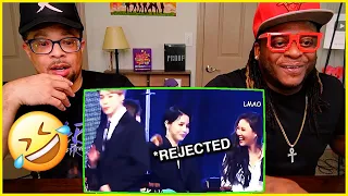 *Rejected 😂|| kpop idols fangirling over bts (REACTION)