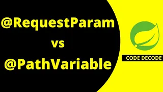 RequestParam vs PathVariable Spring boot Differences Path variable Request param Code Decode