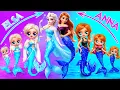 Lagu Elsa and Anna Mermaids Growing Up! Frozen DIYs for LOL OMG