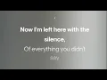 I Would've – Jessie Murph (Lyrics) | Emotional Breakup Song