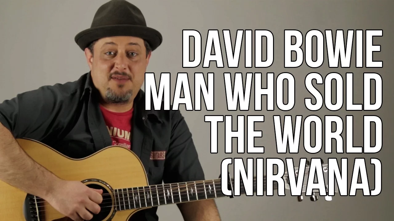 How To Play "Man Who Sold the World" (Nirvana Version) Acoustic Guitar Lessons