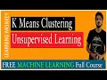 K Means Clustering Unsupervised Learning Lesson 105 Machine Learning Learning Monkey
