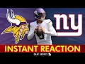 J J McCarthy STRUGGLES AGAIN Vikings vs Giants Preseason INSTANT REACTION