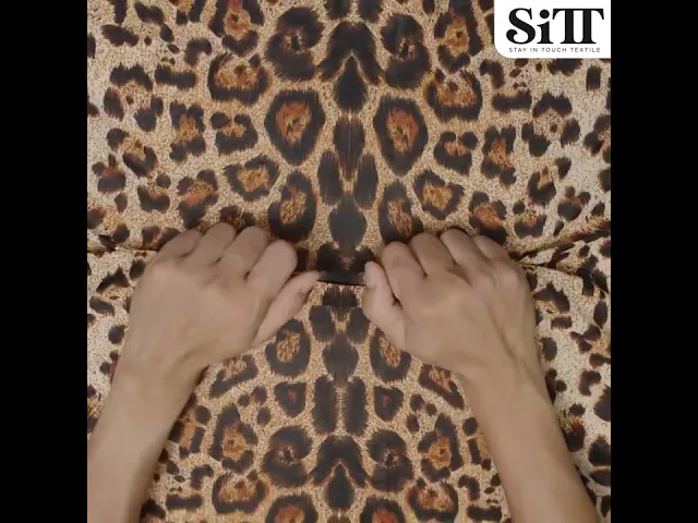 ผ้ายืด ลายเสือ