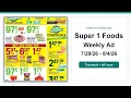 Super 1 Foods Weekly Ad 26 - 26 Top 10 Deals