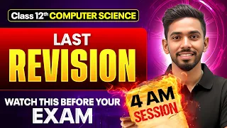 Class 12 Computer Science - Class 12 Boards Computer