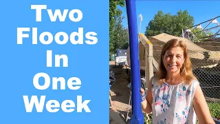 BARGE BUILD. Two Floods, One Week. Sailing Ocean Fox Ep 220