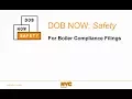DOB NOW SAFETY - Boilers
