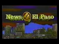 1988 KDBC Channel 4 Newscast Compete El Paso CBS