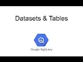 BigQuery - Datasets and Tables Explained
