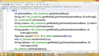 Update Data Oracle Database and Alert Notification Message - Java Tutorial 3