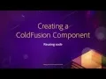 08 Reusing Code 09 Creating a ColdFusion component