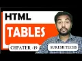 HTML Crash Course For Absolute Beginners HTML - Tables Part 19 Suresh Techs