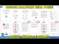 Cara membuat nomor halaman skripsi beda posisi di microsoft word
