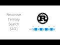 Ternary Search in Rust - Implementation Walkthrough