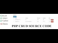 php crud create read update delete php tutorial for beginners full