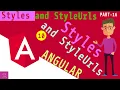 Angular 10 Tutorial Styles and StyleUrls in Angular Ujjwal Technical Tips