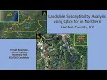 Landslide Susceptibility Analysis using QGIS for Northern Kenton County KY