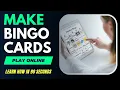 Make Digital Bingo Cards in 90 Seconds