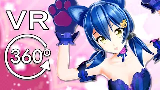 【ASMR】ネコ耳萌恵ちゃんがなでなでしてくれる動画【360度VR動画】