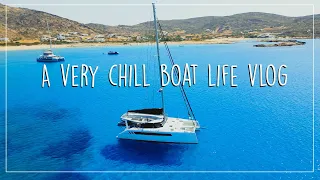 Living Our Best Boat Life in An Idyllic Greek Anchorage | Sailing Greece