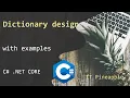 How dictionary hashmap works in C with simple examples Why it is so fast structure