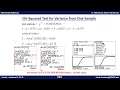 Statistics 4 8 2 One Sample Confidence Interval and Hypothesis Tests for Standard Deviations