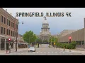 Illinois State Capital Springfield Illinois 4K