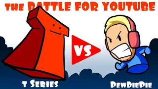 Download The Battle For YouTube [ Pewdiepie vs T Series ] * An Animated Short * MP3