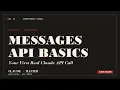 Messages API Basics How Claude s Core Endpoint Actually Works Claude Master