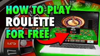 How to Play ROULETTE Online for FREE And Win Real Money
