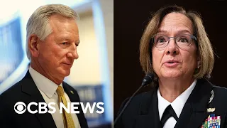 Adm Lisa Franchetti becomes first woman to lead Navy despite Tuberville objections