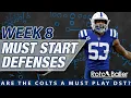 Defense Start Em Sit Em - Fantasy Football Week 8
