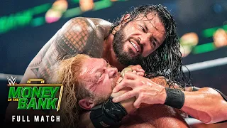FULL MATCH Roman Reigns Vs Edge Universal Title Match WWE Money In The Bank 2021 