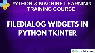 Python GUI File Dialog Box in Tkinter