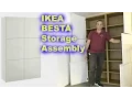 IKEA BESTA Storage combination white Assembly
