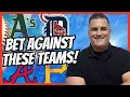 Bet AGAINST These MLB Teams Today Braves vs Pirates Athletics vs Tigers