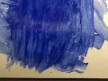 Dark Blue Paint Drying