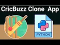 Python 3 Web Scraping Script to Build Cricbuzz Clone to Get Cricket Player Stats Scores Using BS4