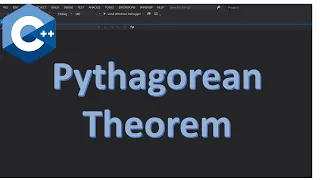 Ex 12 Pythagorean Theorem in C
