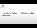 Pycharm Installation for Robot Framework - Step by Step
