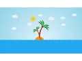 The Adobe Illustrator Flat Design Tutorial Desert Island