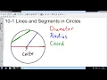 Big Ideas Geometry 10 1 Lines and Segments in Circles