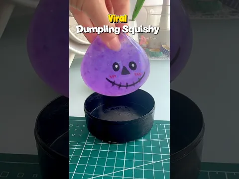 Viral Dumpling Squishy💜for Halloween!✨#shorts #art #diy #craft #youtubeshorts #viral #squishy
