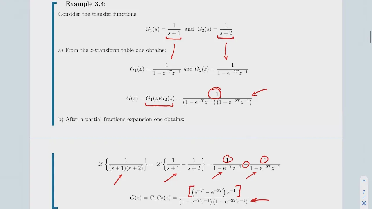 Digital Control, lecture 4, chapters 3.5.3-3.5.6