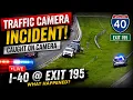 Traffic Camera Captures Single-Vehicle Incident on I-40 Exit 195 No Injuries Reported 2026