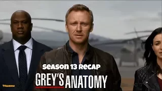 greys anatomy season 13 recap