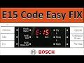 Dishwasher E 15 code Bosch Neff Siemens - EASY Fix